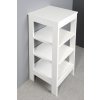 Aqualine ETIDE policový regál 36x86x36 cm, bílá mat ET086