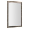 Sapho AMBIENTE zrcadlo v dřevěném rámu 62x102cm, bronzová patina NL701