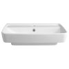 CERASTYLE DURU keramické umyvadlo 60x40cm, bílá TU0351