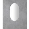 Aqualine VORA zrcadlo s broušenou hranou oválné 40x70cm, CU free 22503