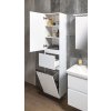Aqualine ALTAIR vysoká skříňka s košem 40x184x31cm, levá, bílá AI185L