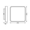 LEDVANCE ORBIS BACKLIGHT stropní svítidlo, 350x350mm, WIFI RGB+stmívatelné, 2800lm, 28W, IP20, bílá AC314090055