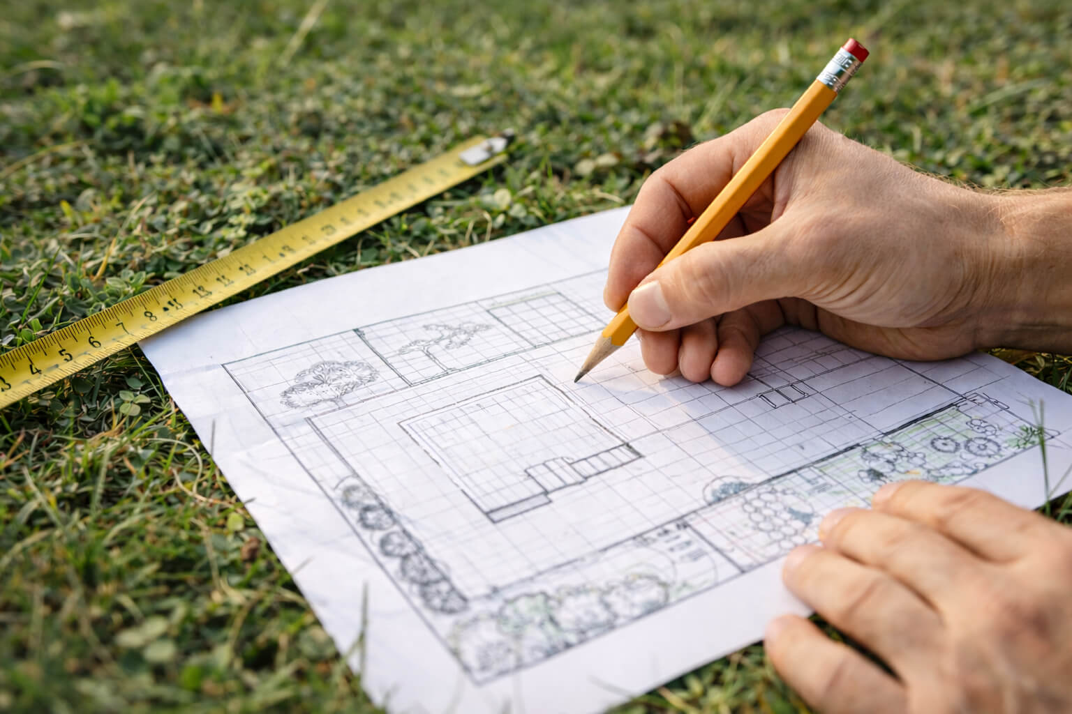 Myslete na zahradní domek už při prvním návrhu vaší zahrady