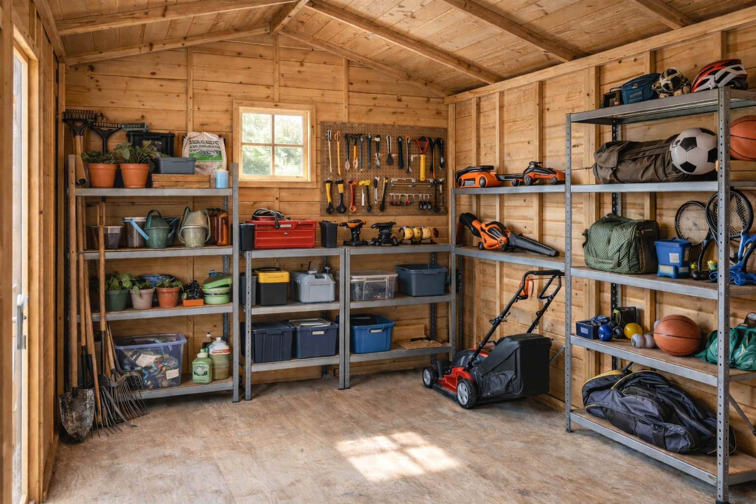 Mějte pořádek jako ze škatulky: 5 tipů, jak udržet zahradní domek uklizený po celý rok