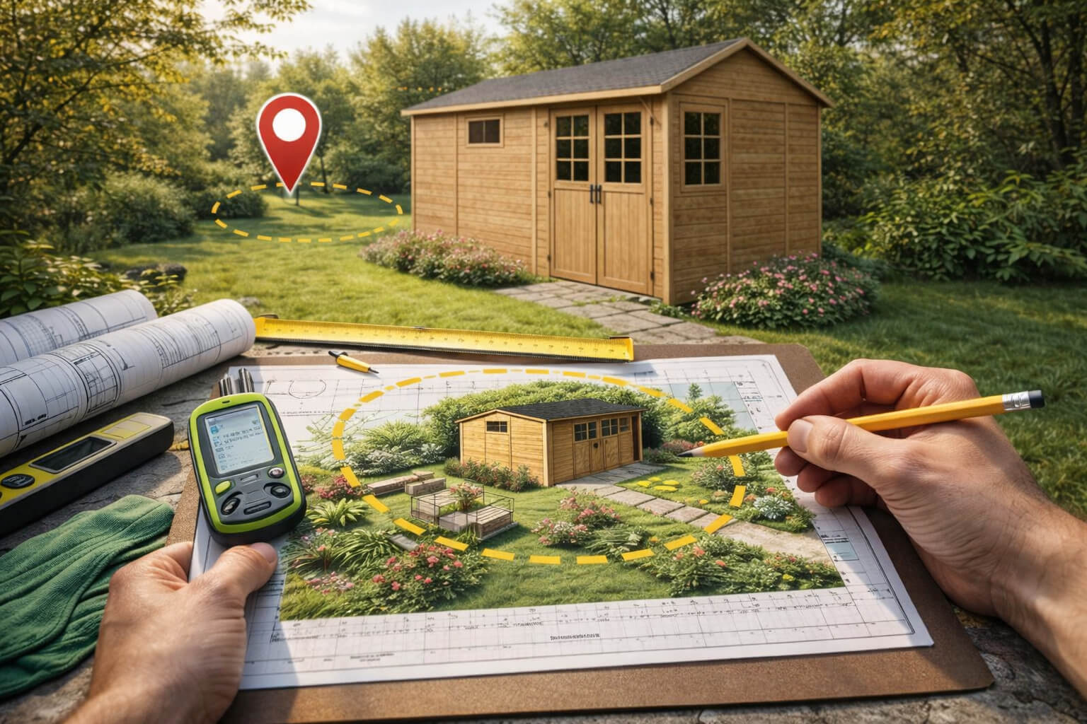 Kam s ním? Poradíme, jak vybrat ideální místo pro váš zahradní domek