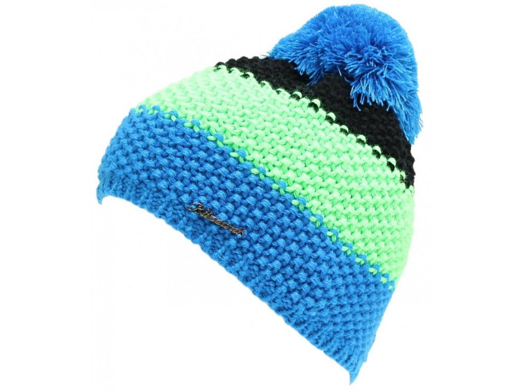 Tricolor, black/green/blue
