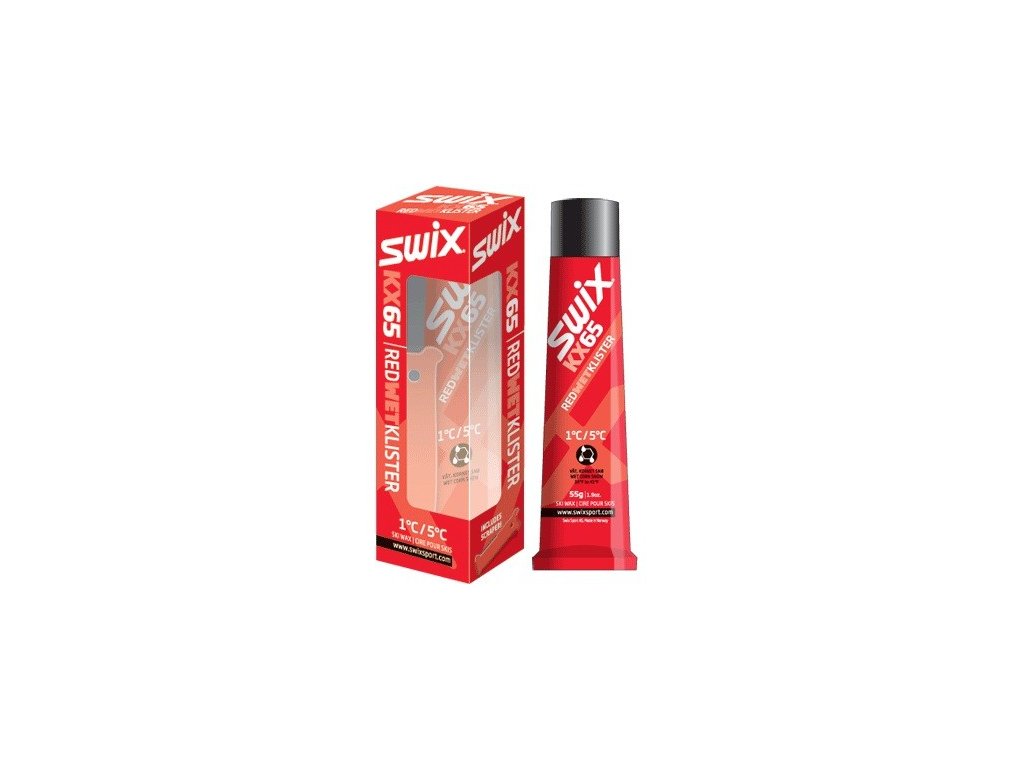 klister SWIX KX65 55g červený +1/+5°C