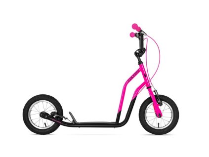 koloběžka GALAXY Calypso 12" růžovo/černá