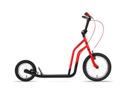 koloběžka GALAXY Zenit 16/12" červeno/černá