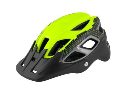 přilba FORCE AVES fluo-černá matná