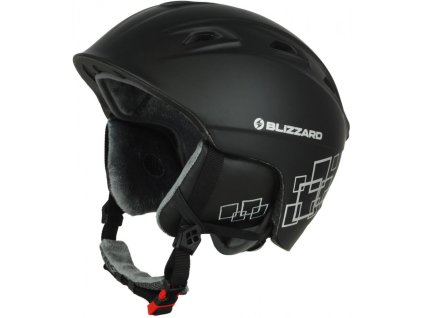 BLIZZARD Demon ski helmet, black matt/silver squares