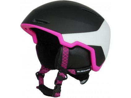 BLIZZARD Viva Viper ski helmet, black matt/white matt/magenta matt