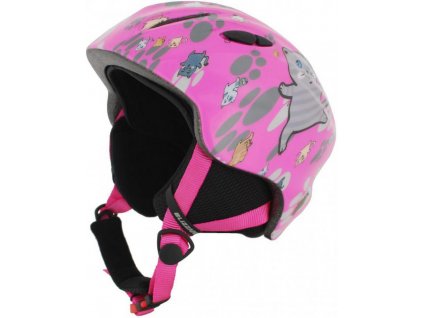 BLIZZARD Magnum ski helmet junior, pink cat shiny