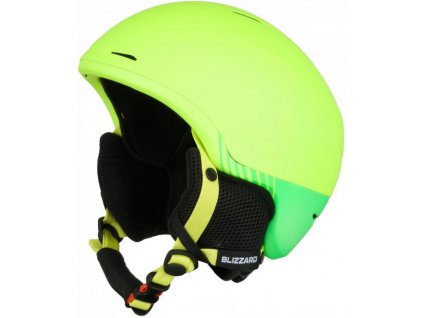 BLIZZARD Speed ski helmet junior, neon yellow matt/neon green matt