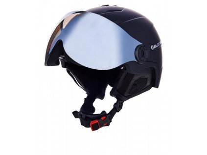 BLIZZARD Double Visor ski helmet, black matt, smoke lens, mirror