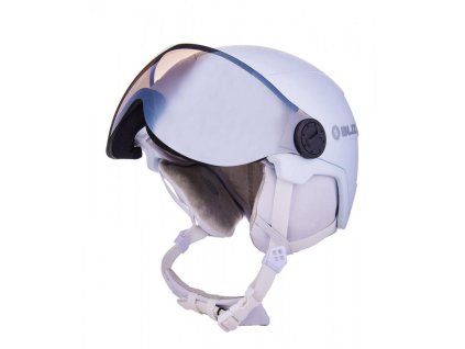 BLIZZARD Viva Double Visor ski helmet, white matt, smoke lens, mirror