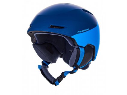 BLIZZARD Viper ski helmet junior, dark blue matt/bright blue matt