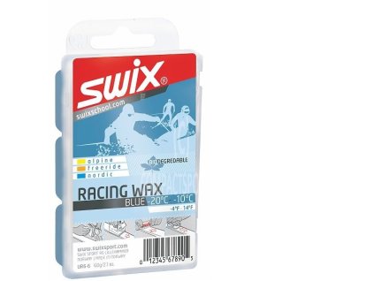 vosk SWIX UR6-6 BIO 60g modrý Racing Wax -20/-10°C