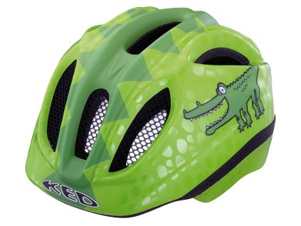 přilba KED 15 Meggy zelený krokodýl