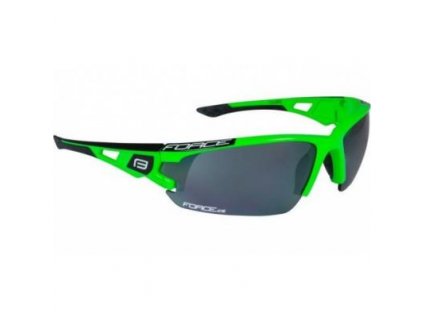 brýle Force CALIBRE fluo zelené, černá laser skla