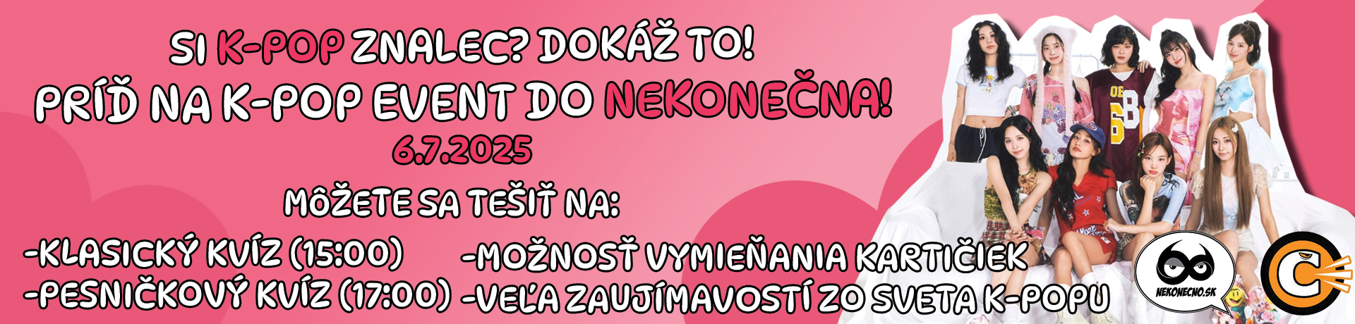 K-pop event júl 2025 v Nekonečno Eurovea