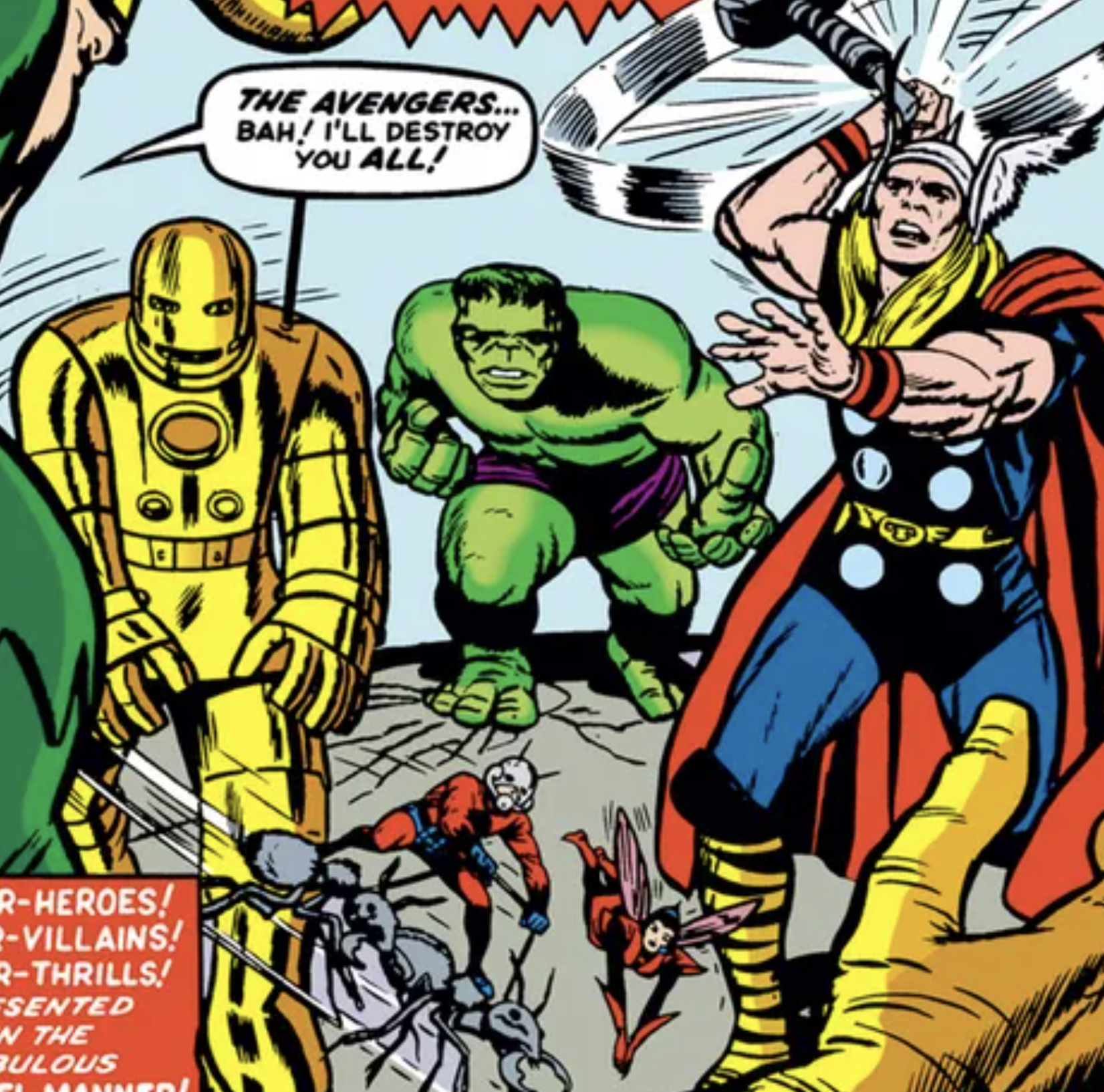 Avengers (Tím) komiks kresba