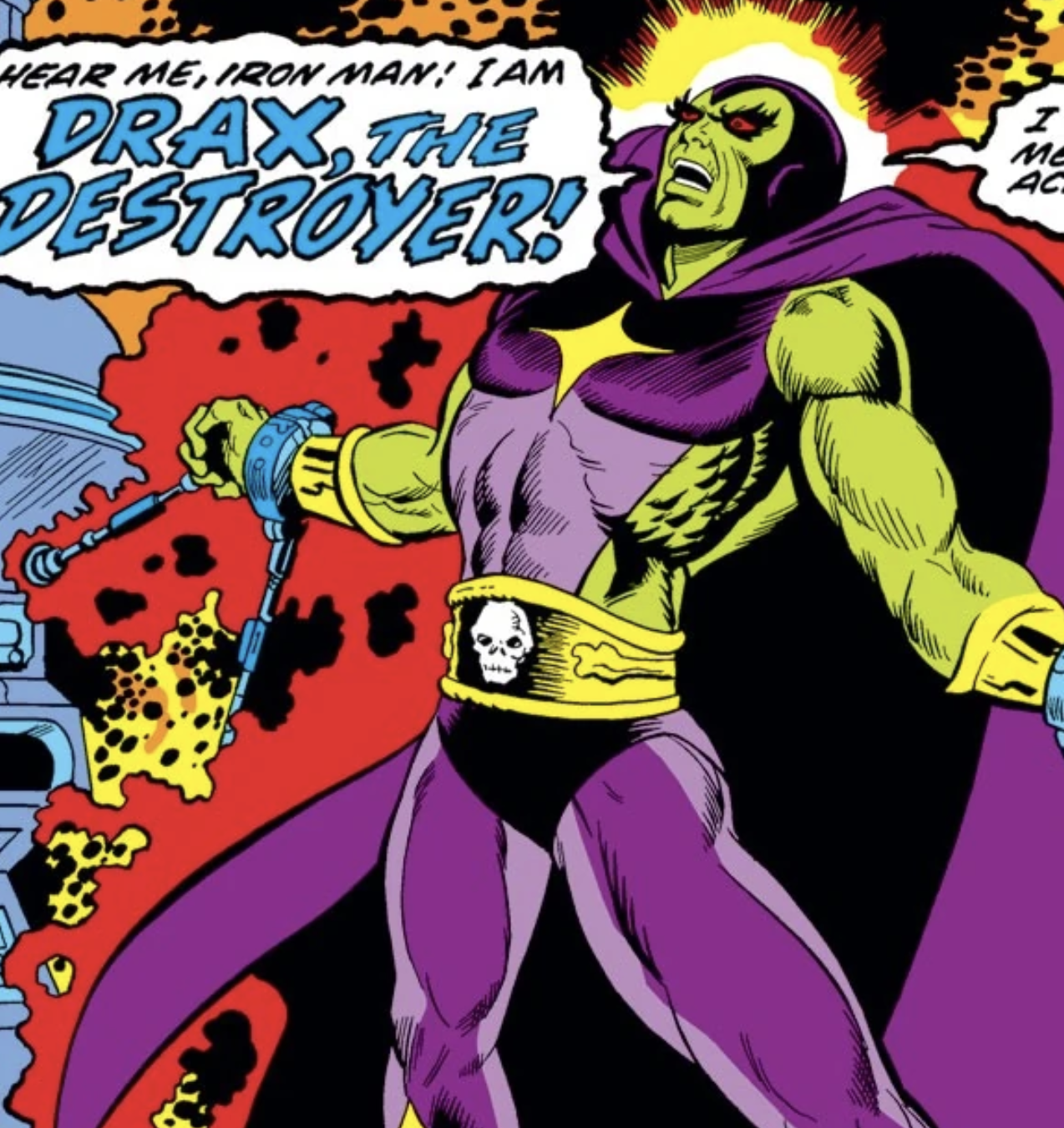 Drax the Destroyer komiks kresba
