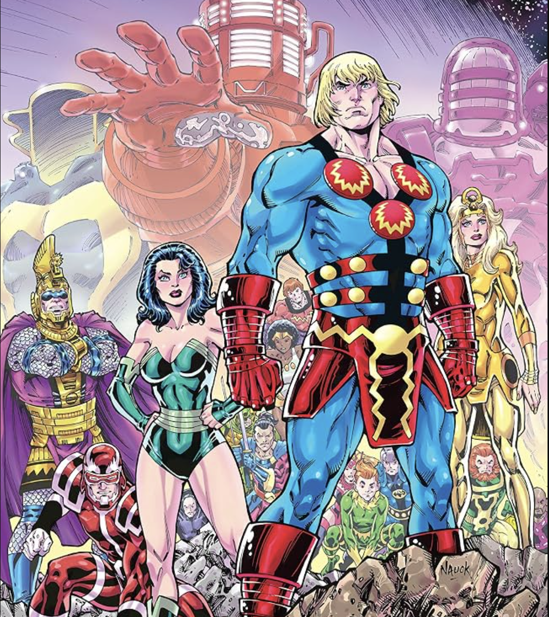 Eternals (tím) komiks kresba
