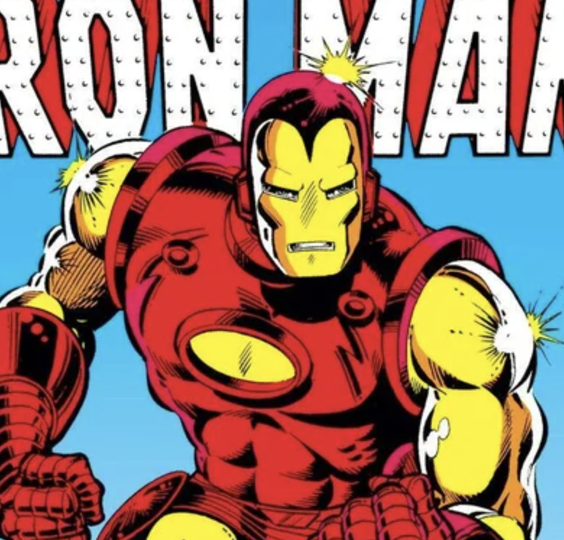 Iron Man komiks kresba