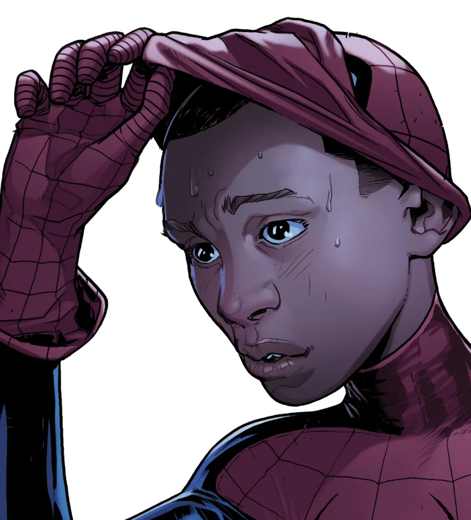 Miles Morales komiks kresba