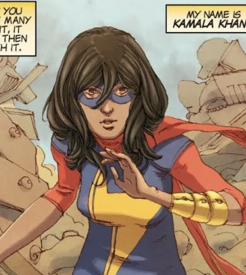 Ms. Marvel komiks kresba