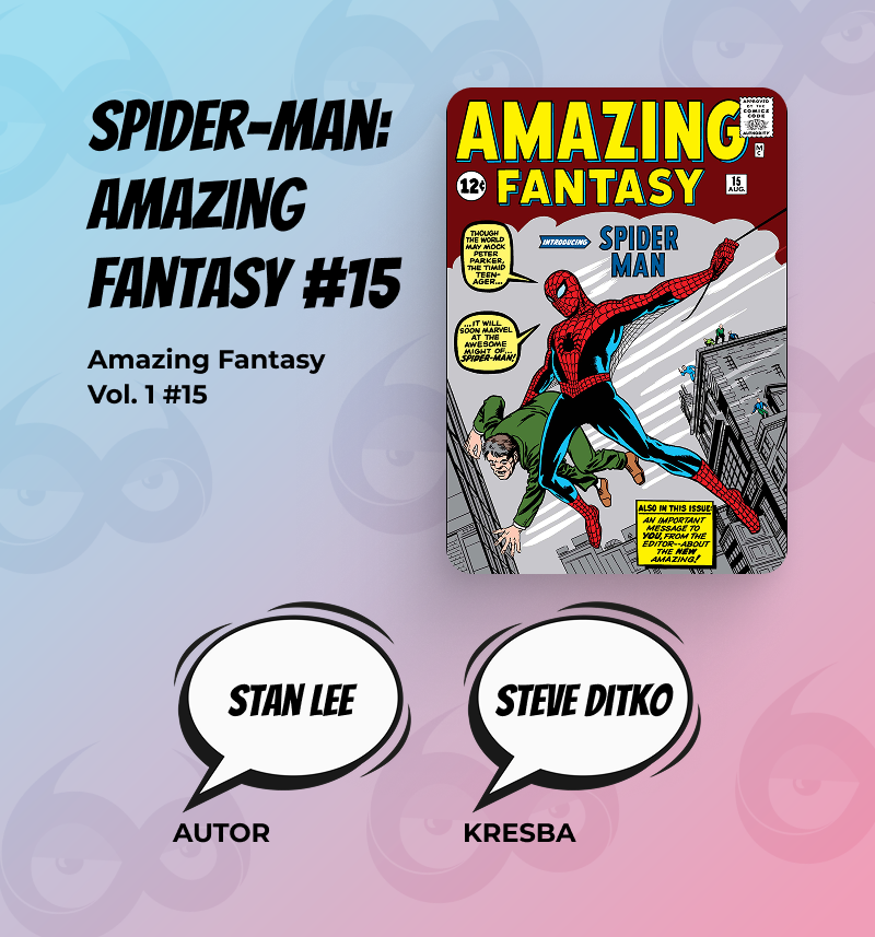 najlepšie Spider-Man komiksy - Amazing Fantasy #15
