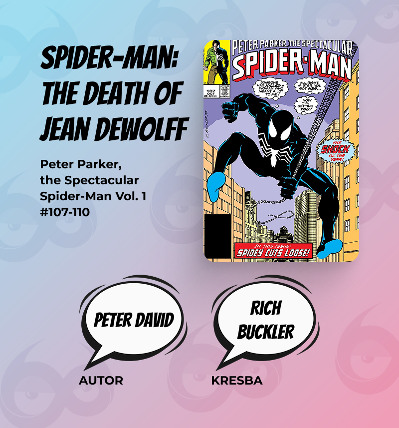 najlepšie spider-man komiksy - the death of Jean DeWolff