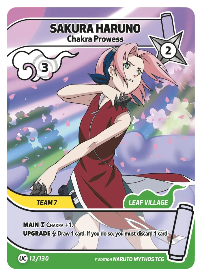 naruto mythos tcg sakura card
