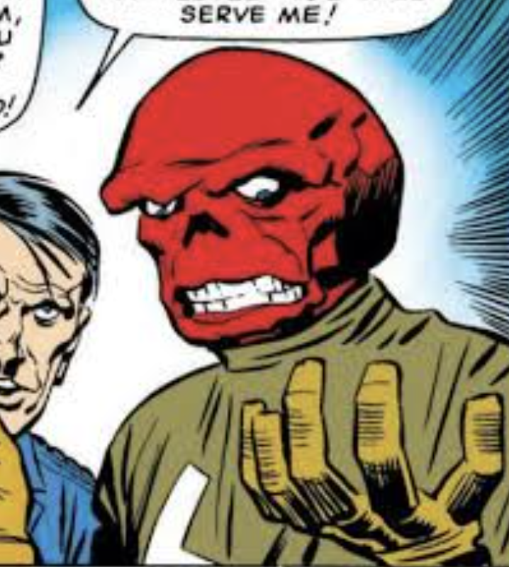 Red Skull komiks kresba