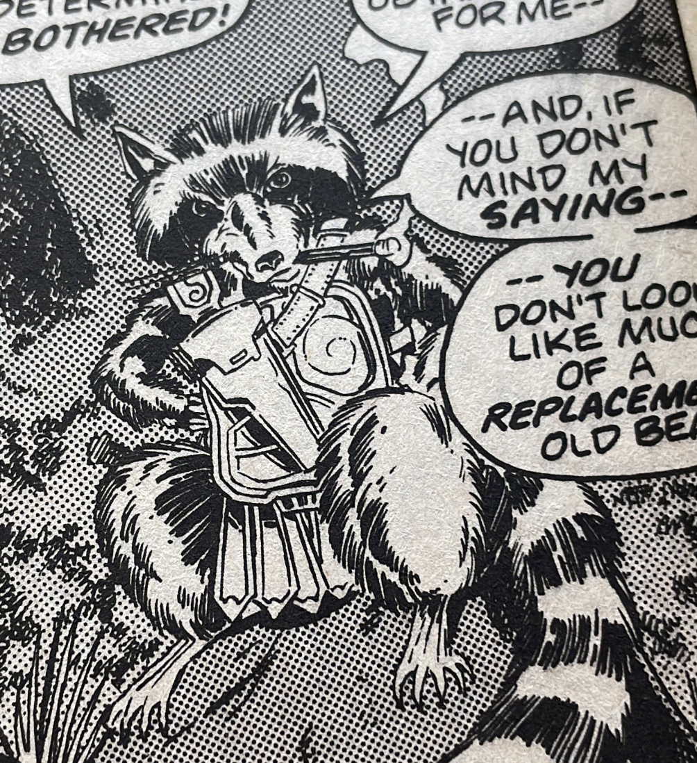 Rocket Raccoon komiks kresba