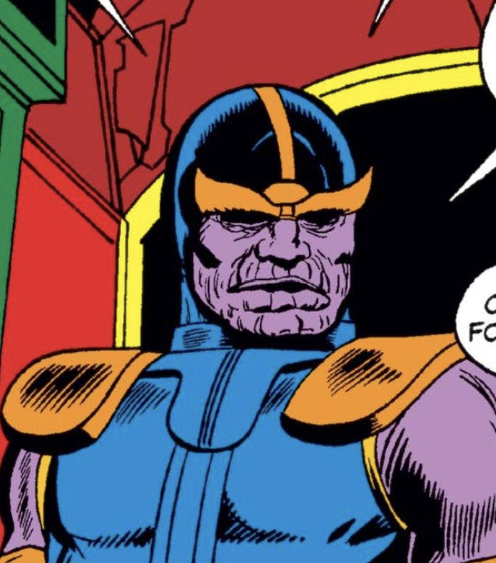 Thanos komiks kresba
