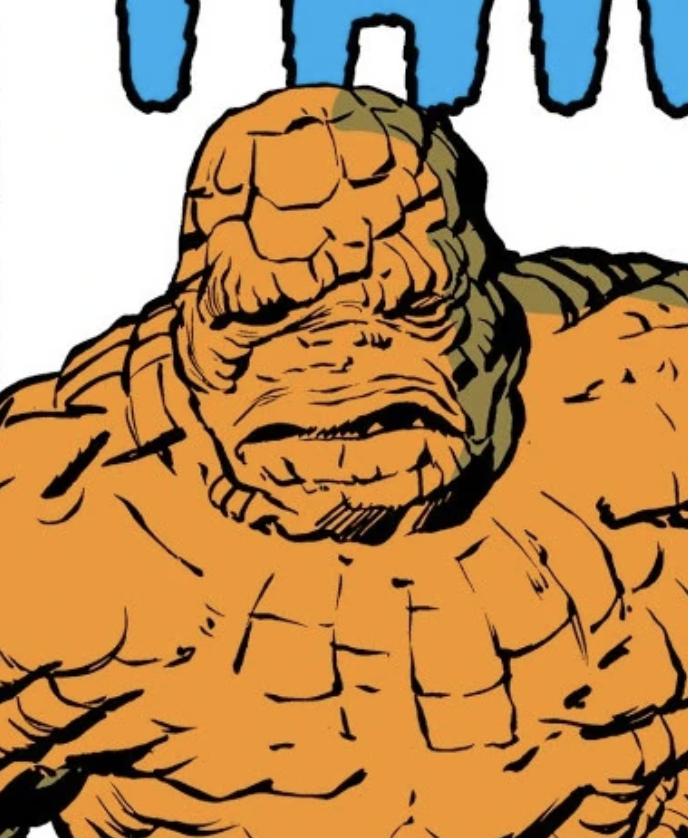 The Thing komiks kresba