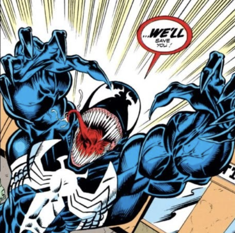 Venom komiks kresba
