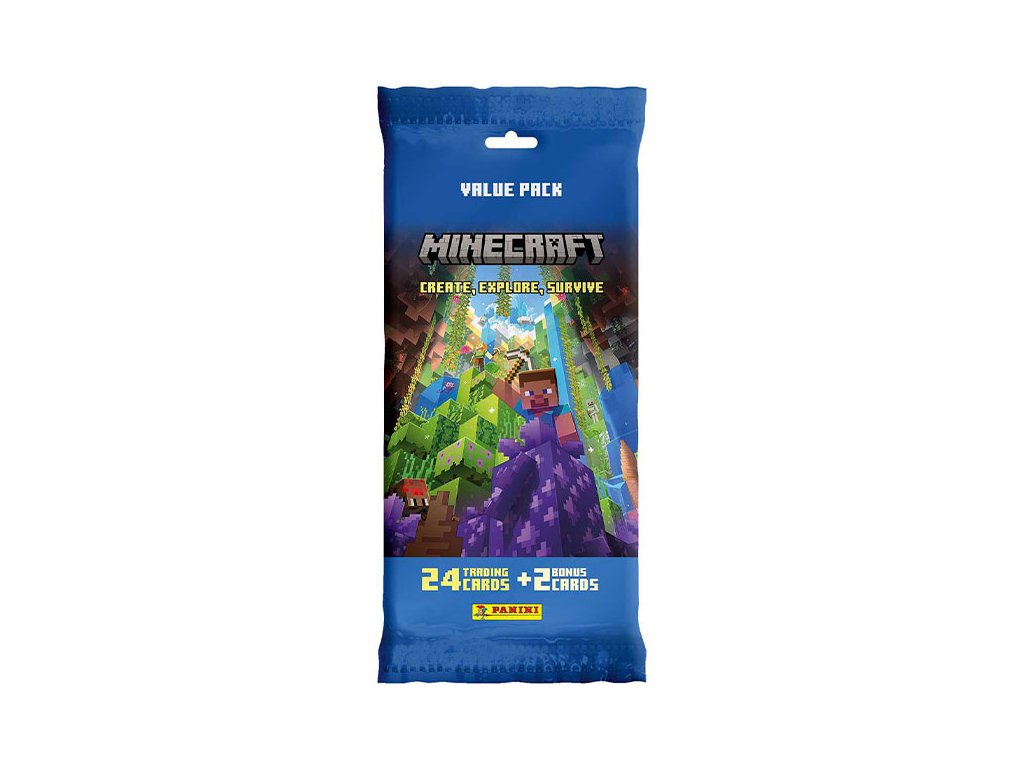 panini minecraft 3 fatpack zberatelske karty 8051708000283