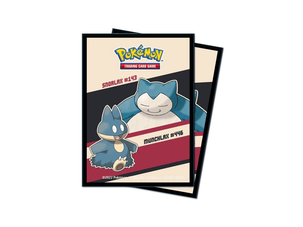 ultra pro pokemon snorlax munchlax obaly na karty 65 ks 74427159528