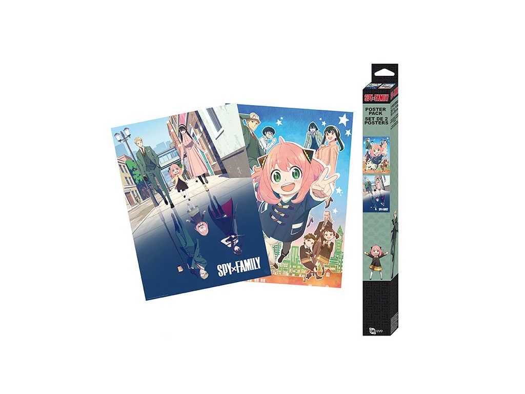 spy x family a double family posters 2 pack 52 x 38 cm plagat 3665361141037 1