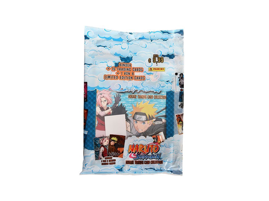 panini naruto hokage zberatelske karty starter set 4143581309998