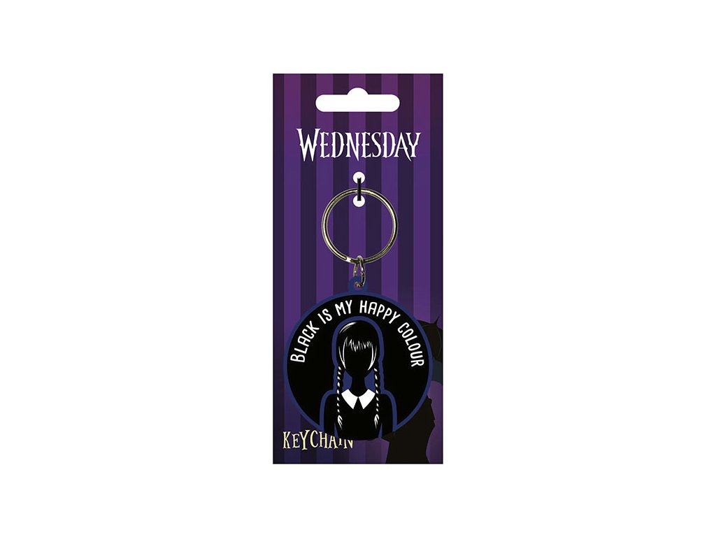 wednesday black is my happy colour klucenka 5050293394756
