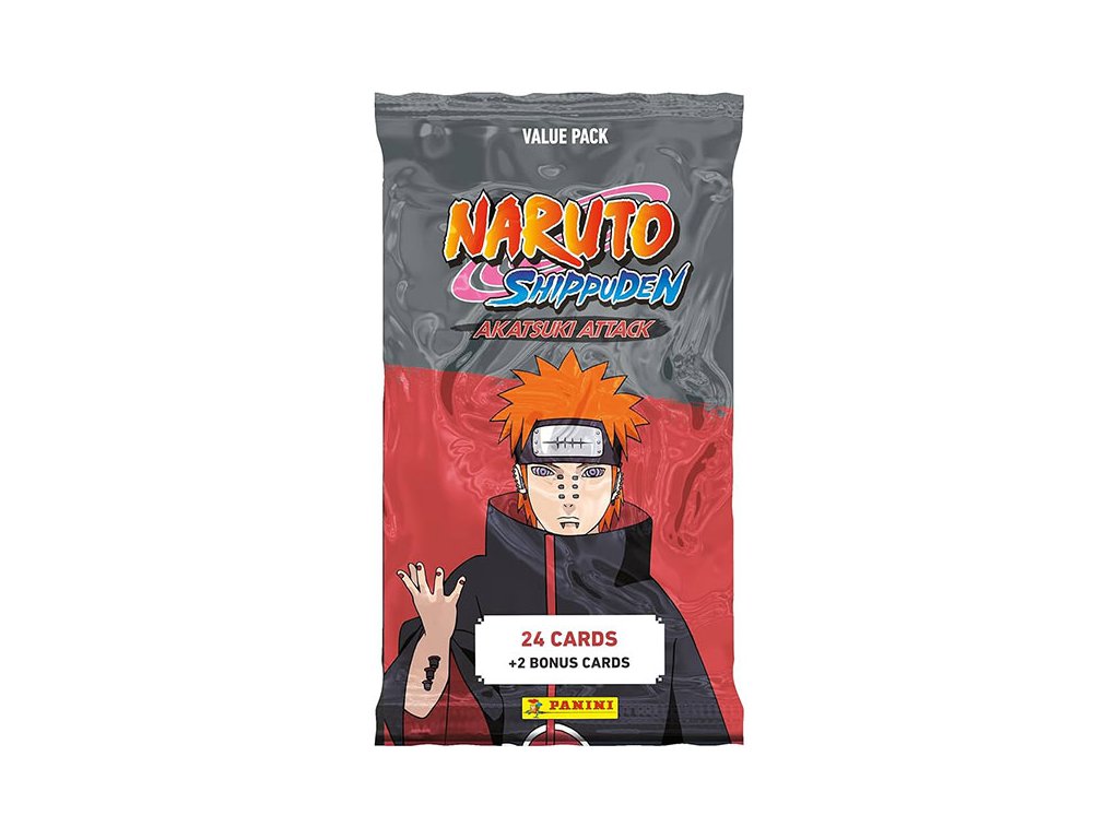 panini naruto akatsuki attack zberatelske karty fat pack 8051708008531