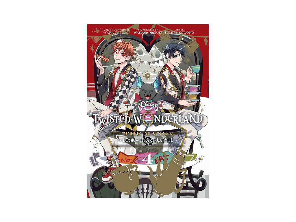 disney twisted wonderland 4 the manga book of heartslabyul 9781974741465 1