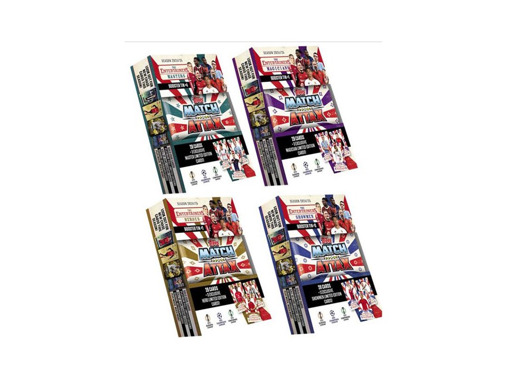 futbalove karty topps match attax uefa club competitions 2024 2025 booster mini tin 5053307071728 1