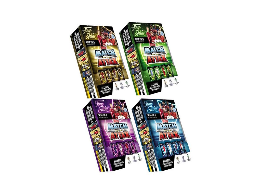 futbalove karty topps match attax uefa club competitions 2024 2025 mega tin 5053307071735 1