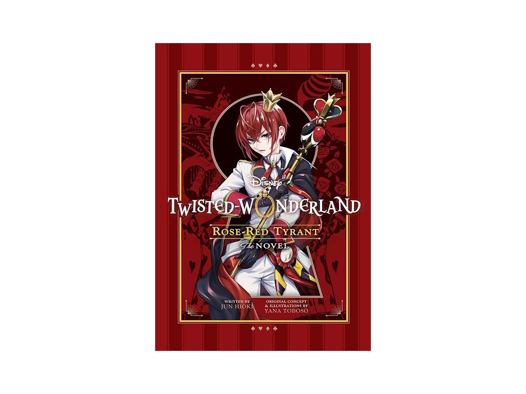 disney twisted wonderland rose red tyrant the novel 9781974743896 1