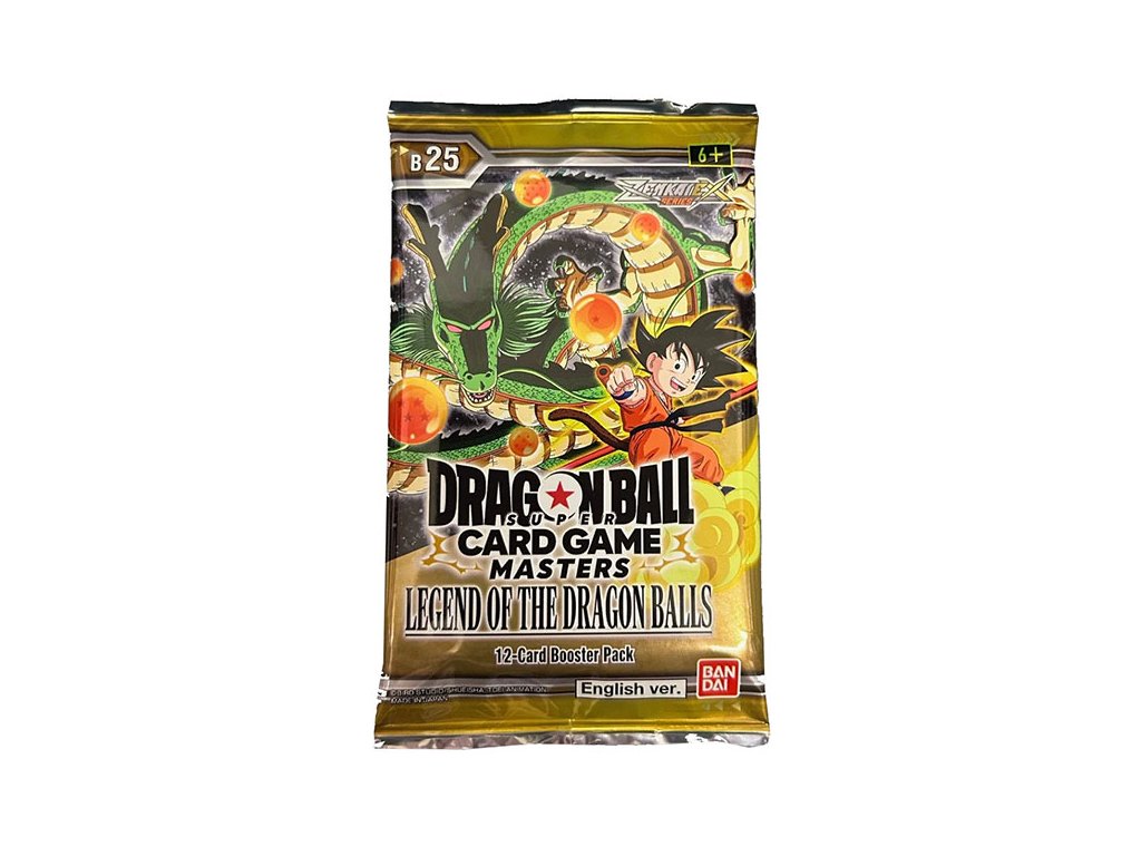 dragon ball masters tcg legend of the dragon balls zenkai series 08 booster pack 810059785212